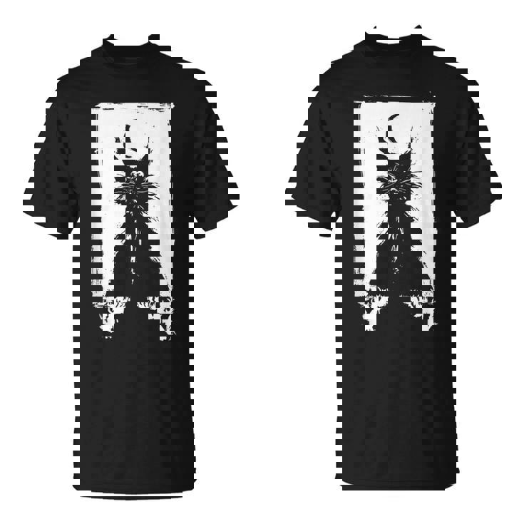 猫の夜の儀式 猫のウルタル・キム・ホルム アート Cat Night Ulthar Ritual Kim Holm Tシャツ