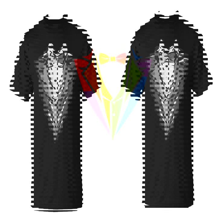 男の子、子供、男性用の幼児用タキシードコスチューム。かわいいレインボータキシード。 Tシャツ