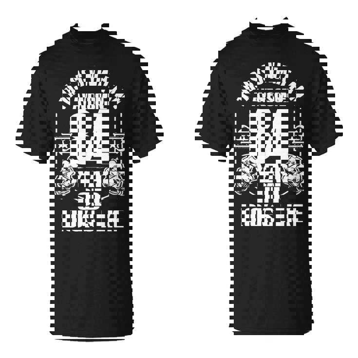 男性、女性、84歳の誕生日への84歳の誕生日プレゼント 長袖tシャツ Tシャツ