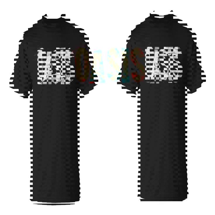 男性と女性のための素敵なオアシスステートメント。 長袖tシャツ Tシャツ