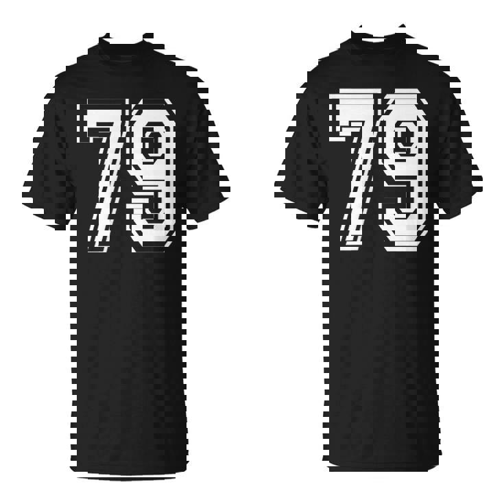 番号 79インチ ホワイト Tシャツ