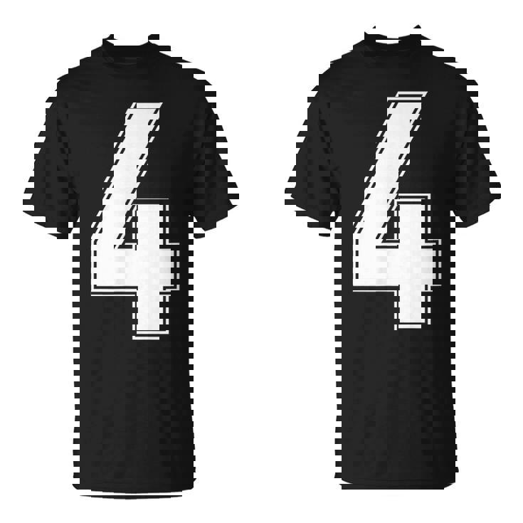 番号4 Fourports アスレチック チーム ジャージー バーシティ ユニフォーム Tシャツ