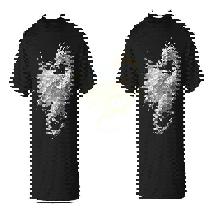 白龍 グラフィック 神話イラスト 白龍 Tシャツ