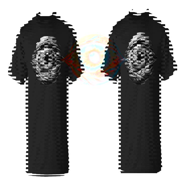 目玉 不気味な目 Tシャツ