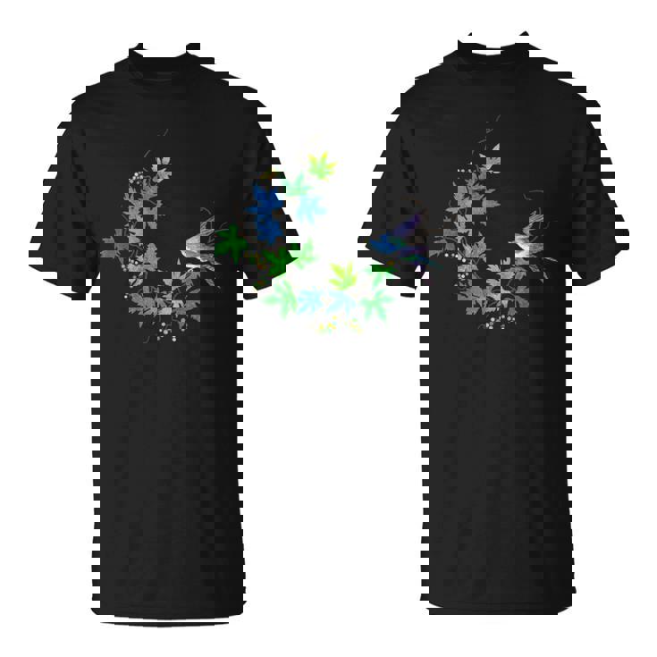 碧い楓 碧い鳥 Tシャツ