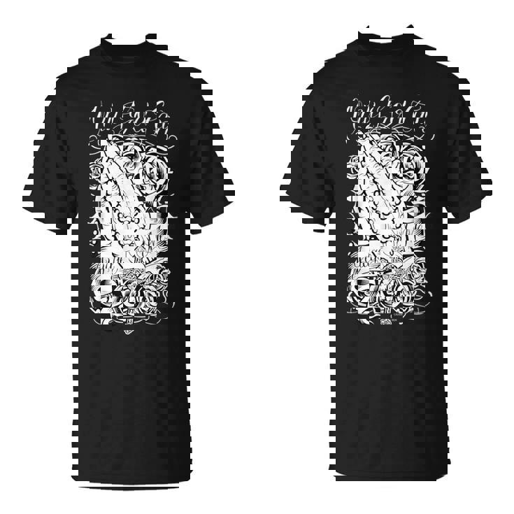 神だけが私を裁くことができるローライダーアートチカーノカルチャー Tシャツ