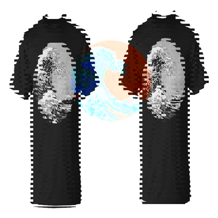 神奈川の偉大な波 日本製 Tシャツ
