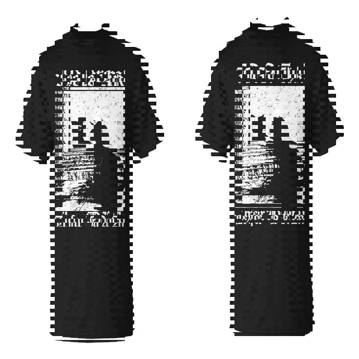 私はそうは思わないから黒猫は哲学者じゃない Tシャツ