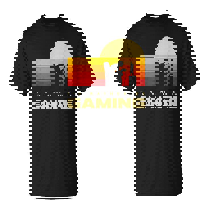 私はむしろゲームをしたい Tシャツ