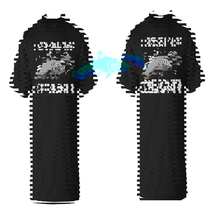 私はシーラカンスが本当に好きです Tシャツ