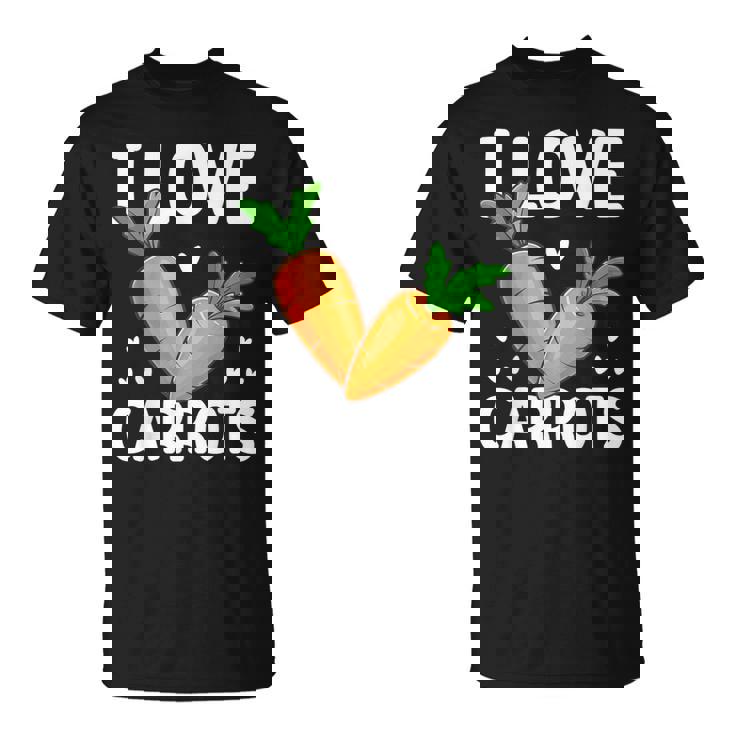 私はニンジンが大好き Tシャツ