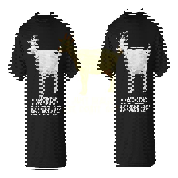 私は本当にヤギが好きです Tシャツ