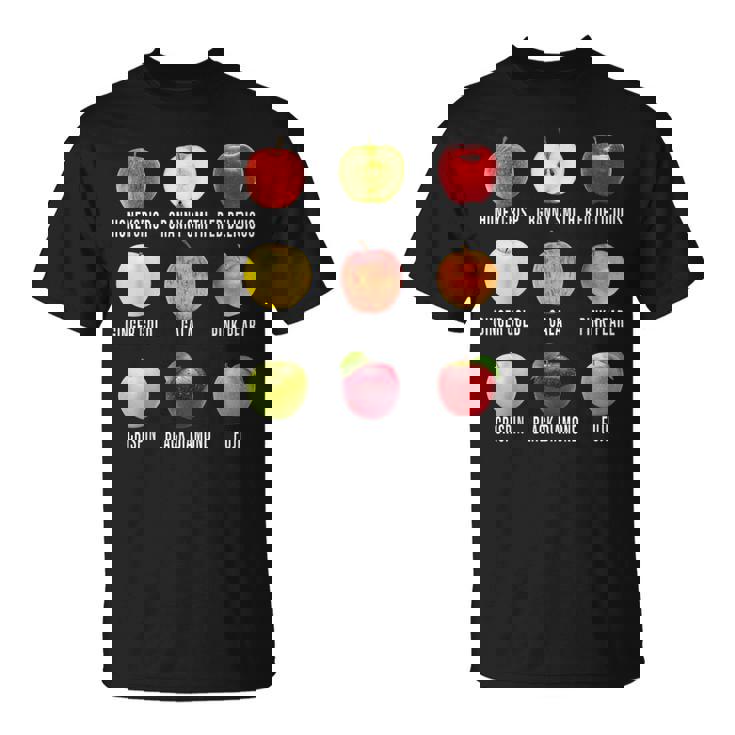 秋のリンゴ狩りアップルオーチャード ボーホー ファームフェッシュ Tシャツ