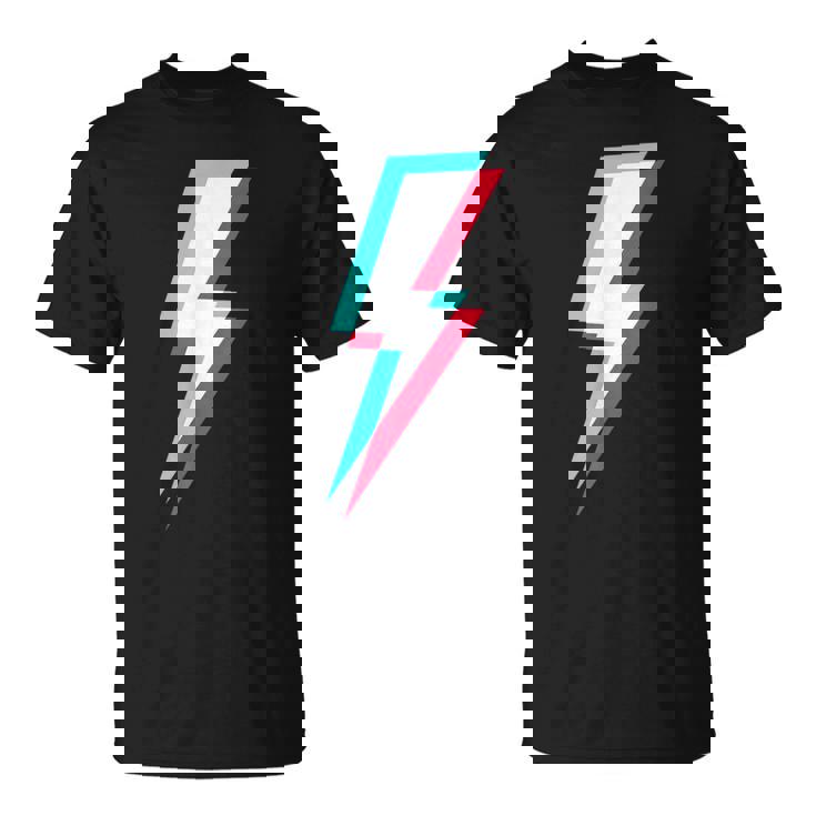 稲妻デザイン キッズ 男の子 女の子 女性 男性 グラフィック Tシャツ