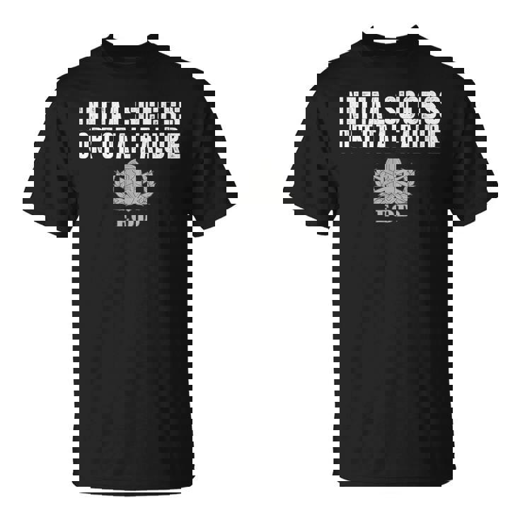 空軍 Eod 初期成功または総故障 Tシャツ