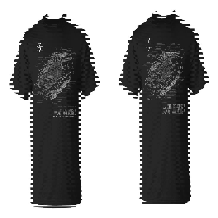 第一次世界大戦ドイツ戦車a7vの設計図 Tシャツ