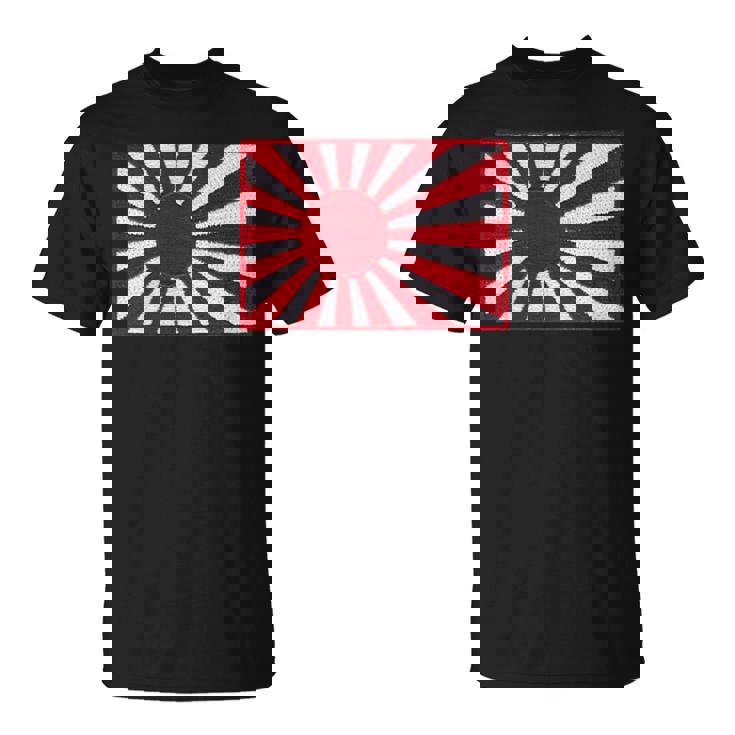 第二次世界大戦 戦争旗 日本国旗 チェスト レトロ ヴィンテージ ワッペン バッジ Tシャツ