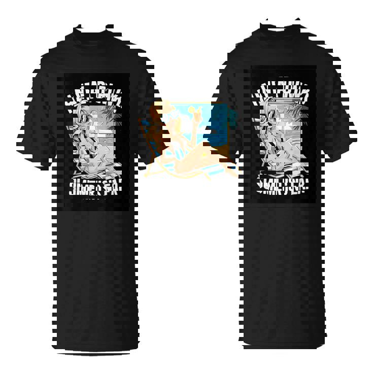 素敵な夏の言っているビーチモチーフ Tシャツ