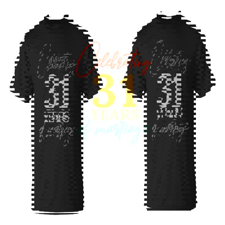 結婚31周年を祝う 結婚31周年 Tシャツ