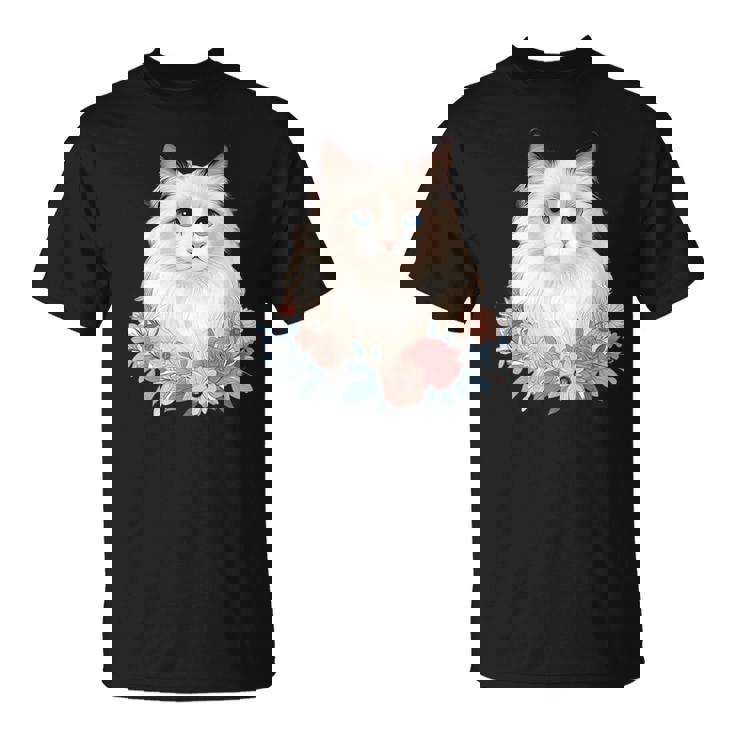 美しいラグドール猫 Tシャツ