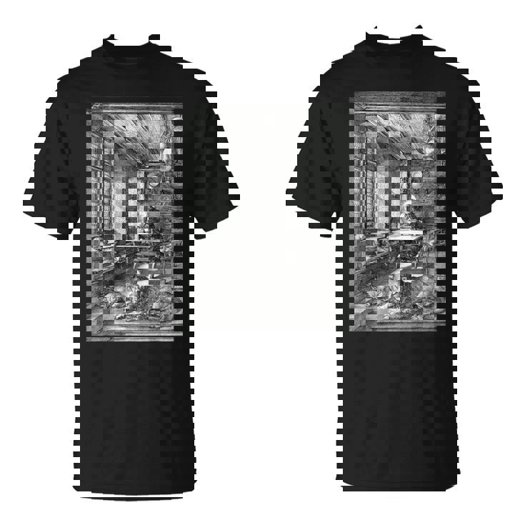 聖ジェロームの研究 アルブレヒト・デューラー ゴシック中世美術 Tシャツ