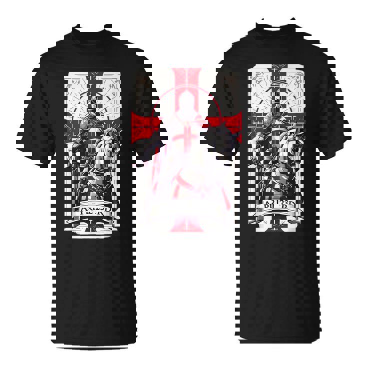 聖ジョージの日 4月23日 愛国的な衣装のアイデア イギリス Tシャツ