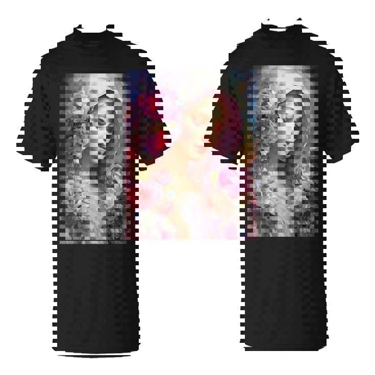 聖母、聖母マリア、聖母マリア、聖母 Tシャツ