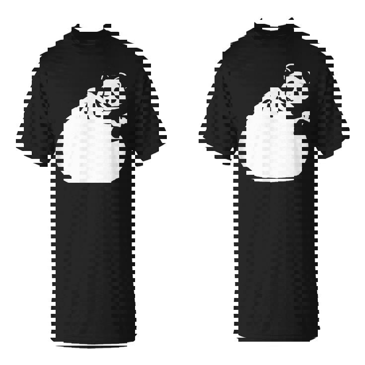 肉まんとパンダ かわいい チャイナ Pork Bunpanda Tシャツ