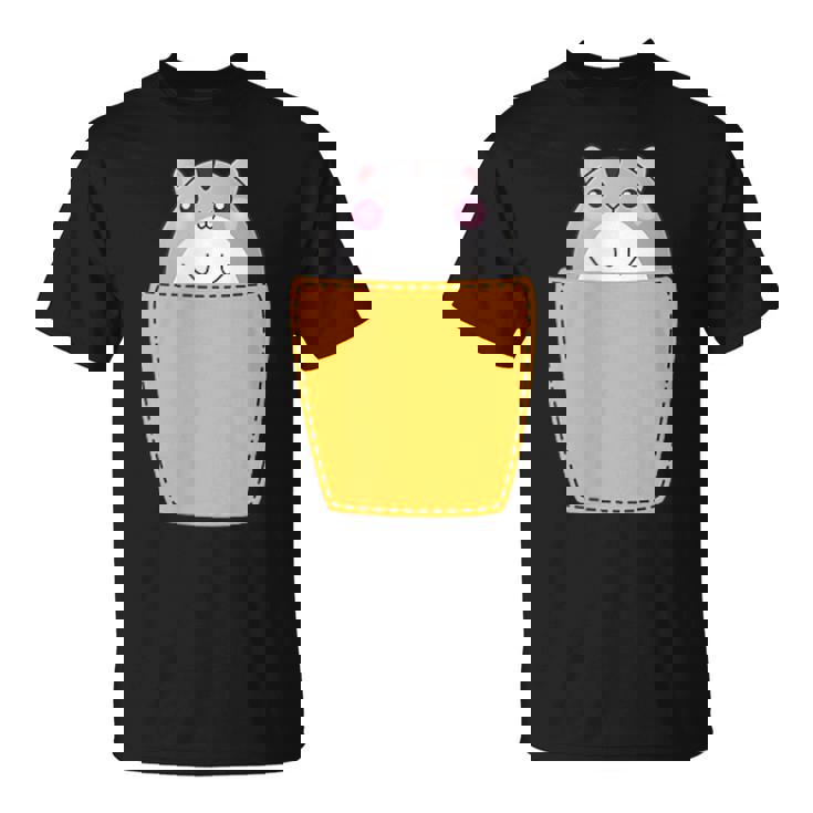 胸ポケットにハムスター Tシャツ