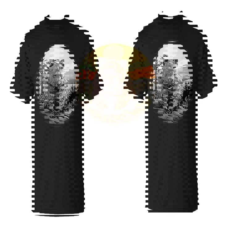 自然の中のウォンバット、ウォンバット Tシャツ