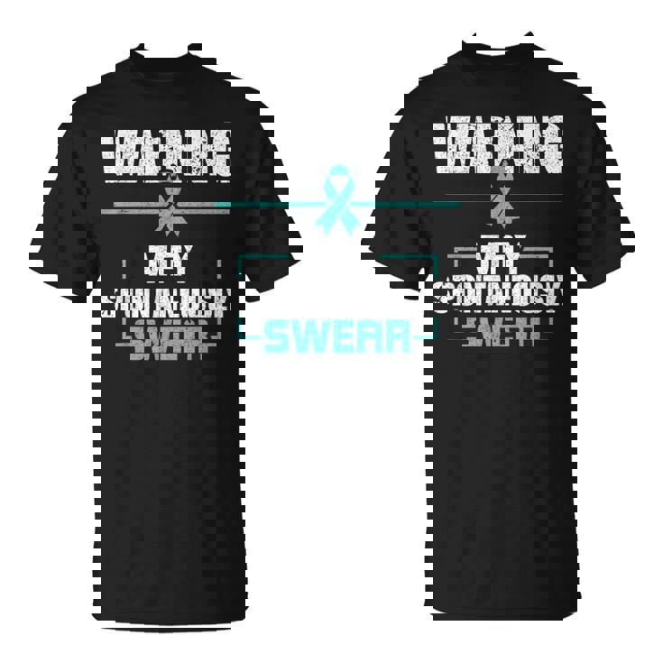 自発的に誓う可能性があります トゥレット症候群啓発 Tシャツ