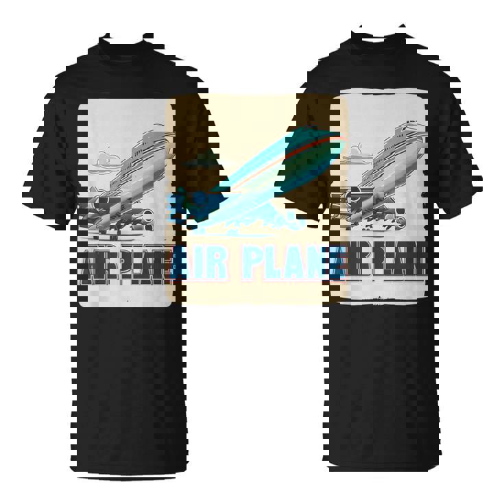 航空機愛好家のためのクールな旅客機飛行機コスチューム。 Tシャツ