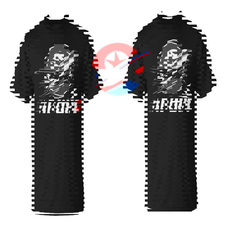 航空高麗 北朝鮮航空母艦 ソビエトツポレフ キム・ジョン Tシャツ