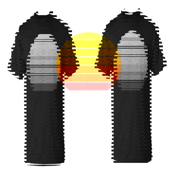 色の縞模様 Tシャツ