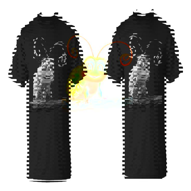 芋虫 面白い芋虫甘い緑の芋虫 Tシャツ