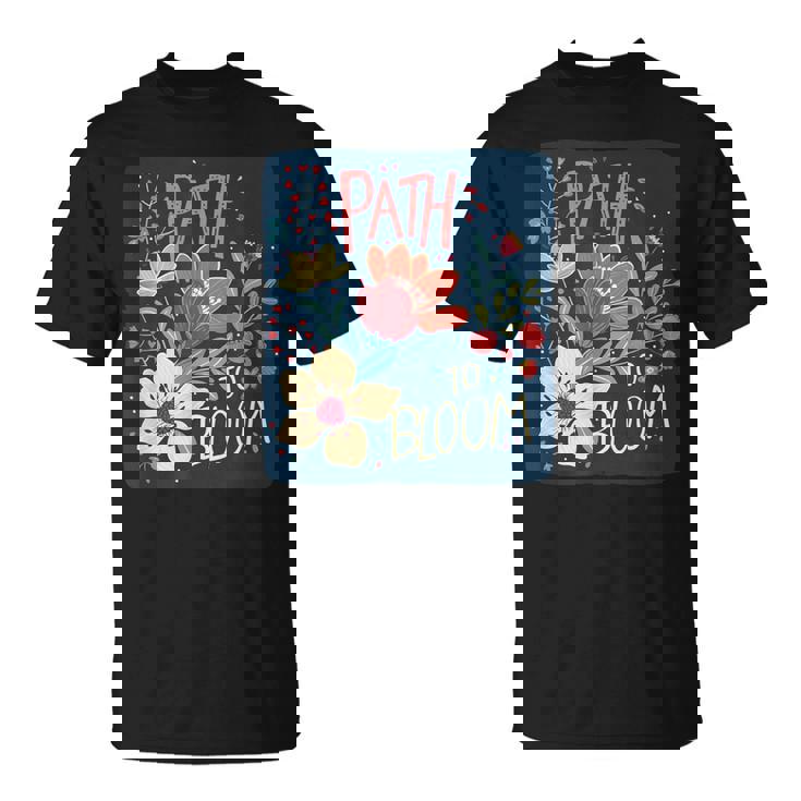 花を咲かせる春好きのための面白い小道コスチューム。 Tシャツ