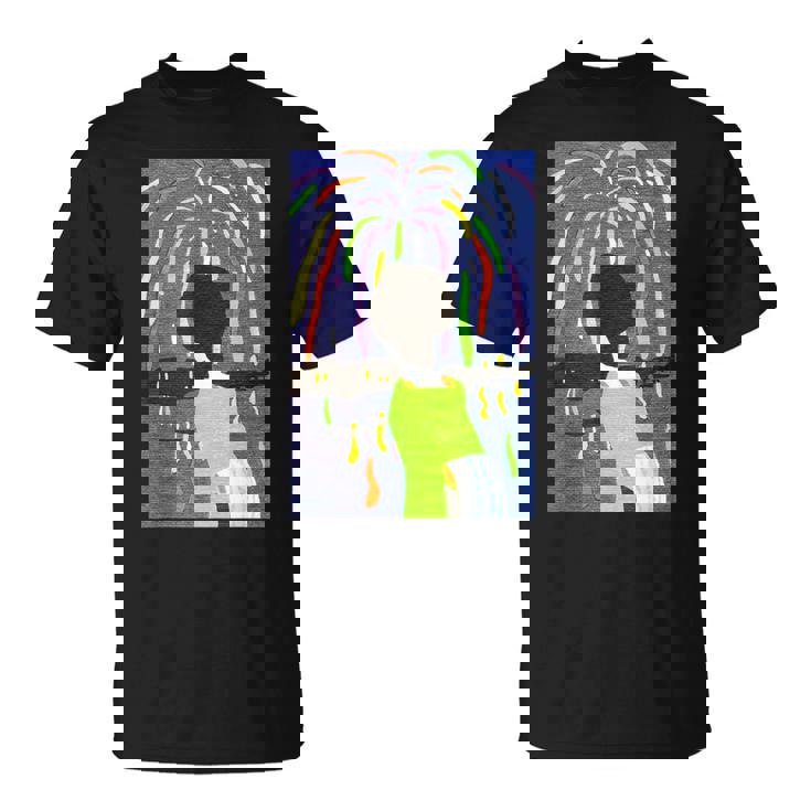 花火 竹久夢二 大正４年 １９１５年 作 Tシャツ