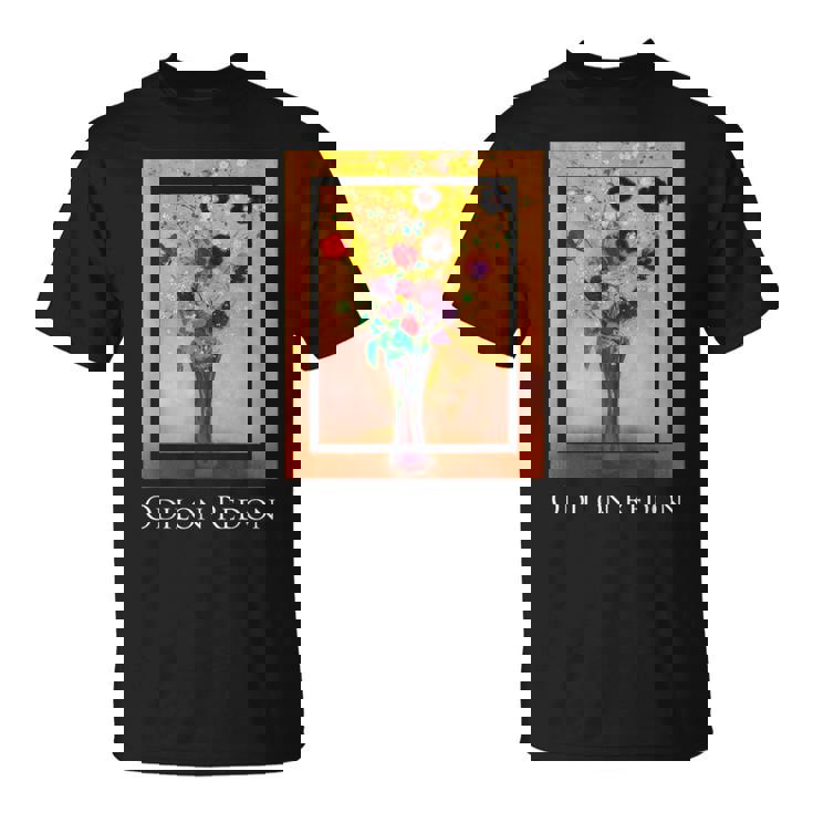 花瓶 オディロン・ルドン 絵画 シンボリズム 花ase Flowers Odilon Redonymbolism Tシャツ