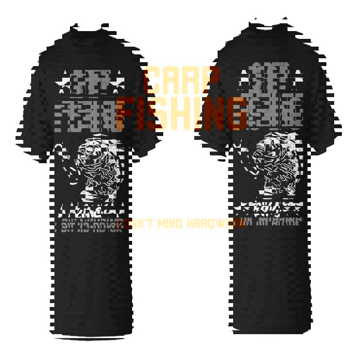 苦労をいとわないからこそのカープフィッシング Tシャツ