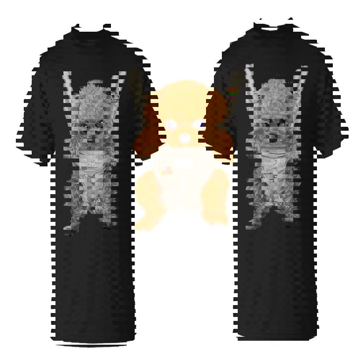 茶毛 プードル いぬ 犬 抱っこ 抱っこ紐 Tシャツ