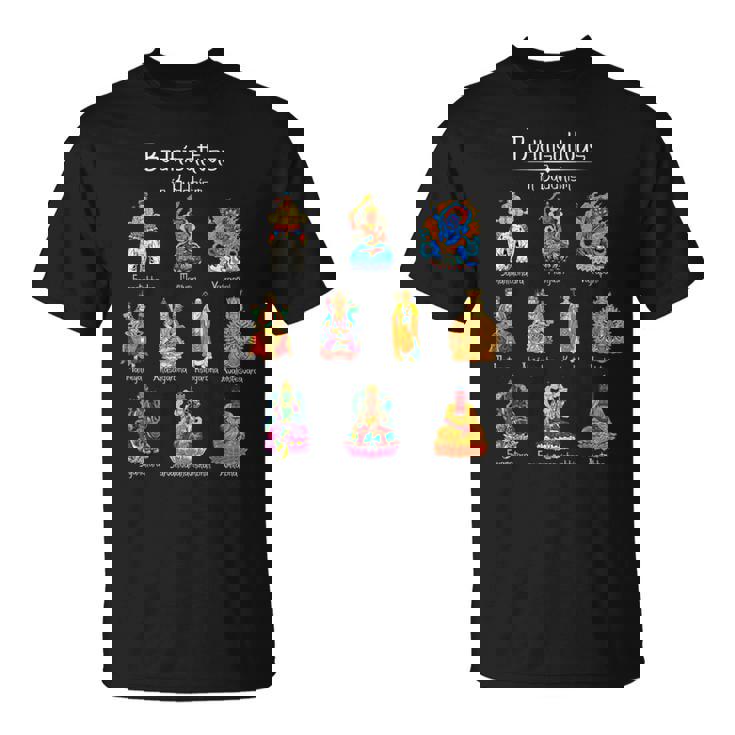 菩薩 仏教の神々 Tシャツ