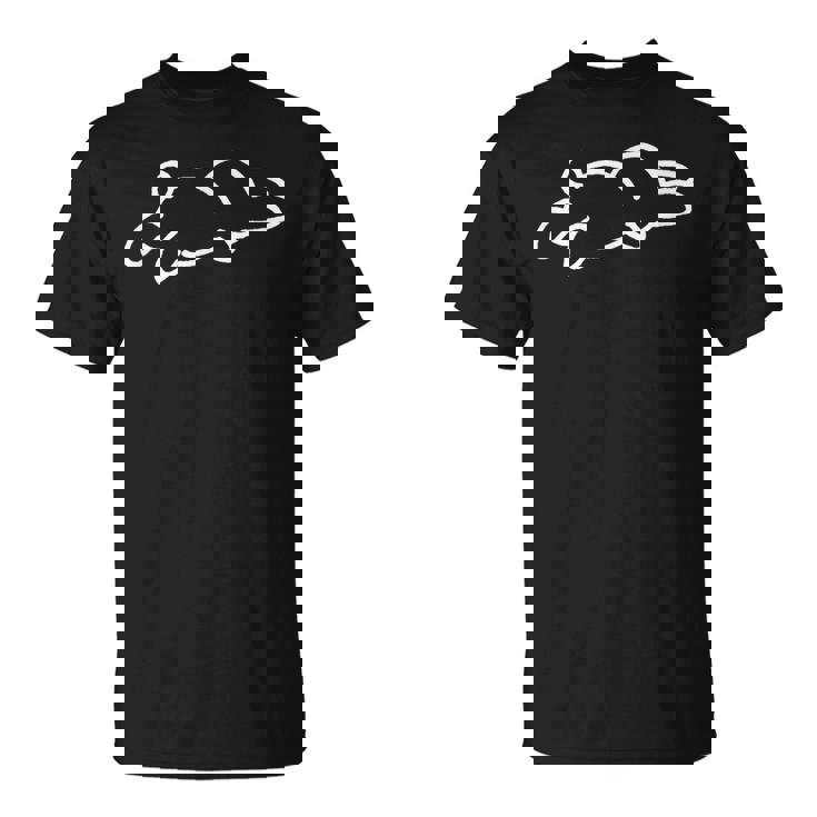 落ちたウサギ Tシャツ