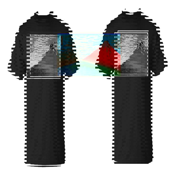 葛飾北斎 浮世絵 富嶽三六景 富士山 名作 アート 絵画 メンズ レディース 面白い 服 美術 Tシャツ