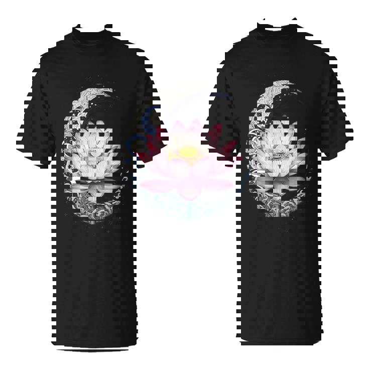 蓮の花 ヨガ 形而上学 Tシャツ