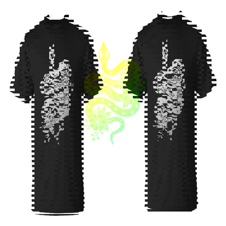 蛇 蛇 花 動物園 日帰り旅行 男性 女性 キッズ Tシャツ