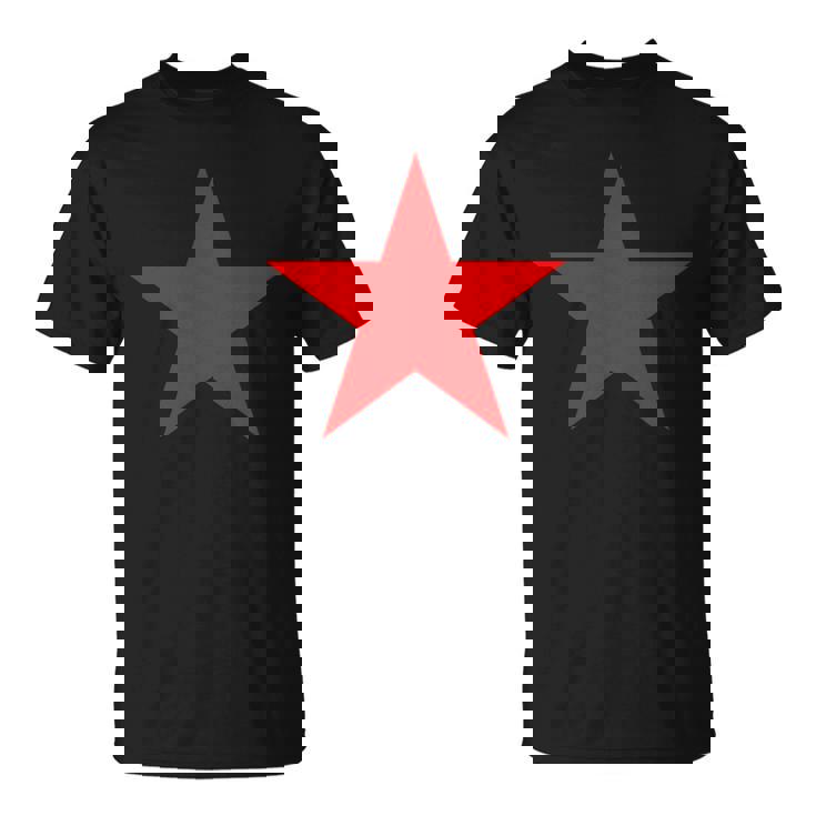 複数のカラーにレッドスター。 Tシャツ