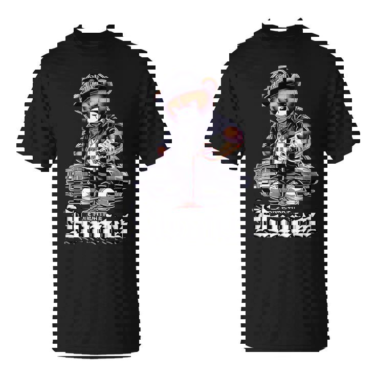 西海岸ラテン系チカーノアートヒップホップ One For The Homies Tシャツ