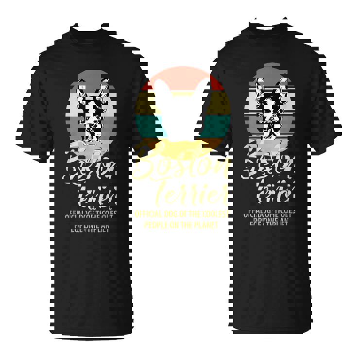 誇り高きボストンテリア オーナーシャツ、ボストンテリア 子犬 Tシャツ