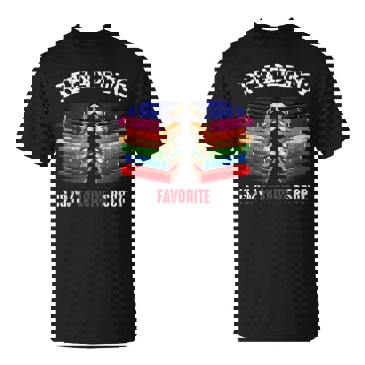 読書は私の好きなスポーツです 本好き 趣味 文学 Tシャツ