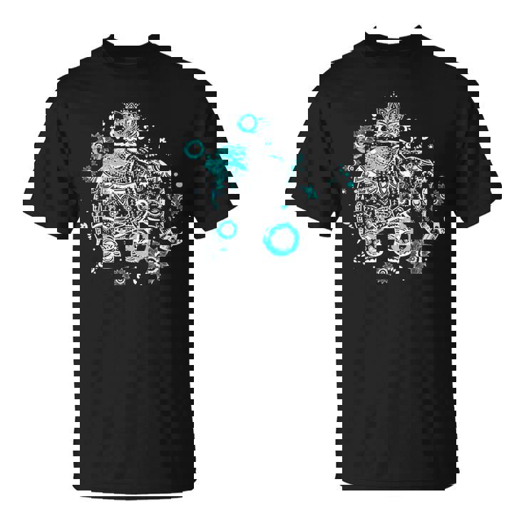 象のギフト タイアート 幸運のタイ ビンテージグラフィック Tシャツ